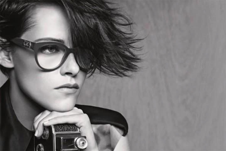 Kristen Stewart Chanel eyewear campaign.