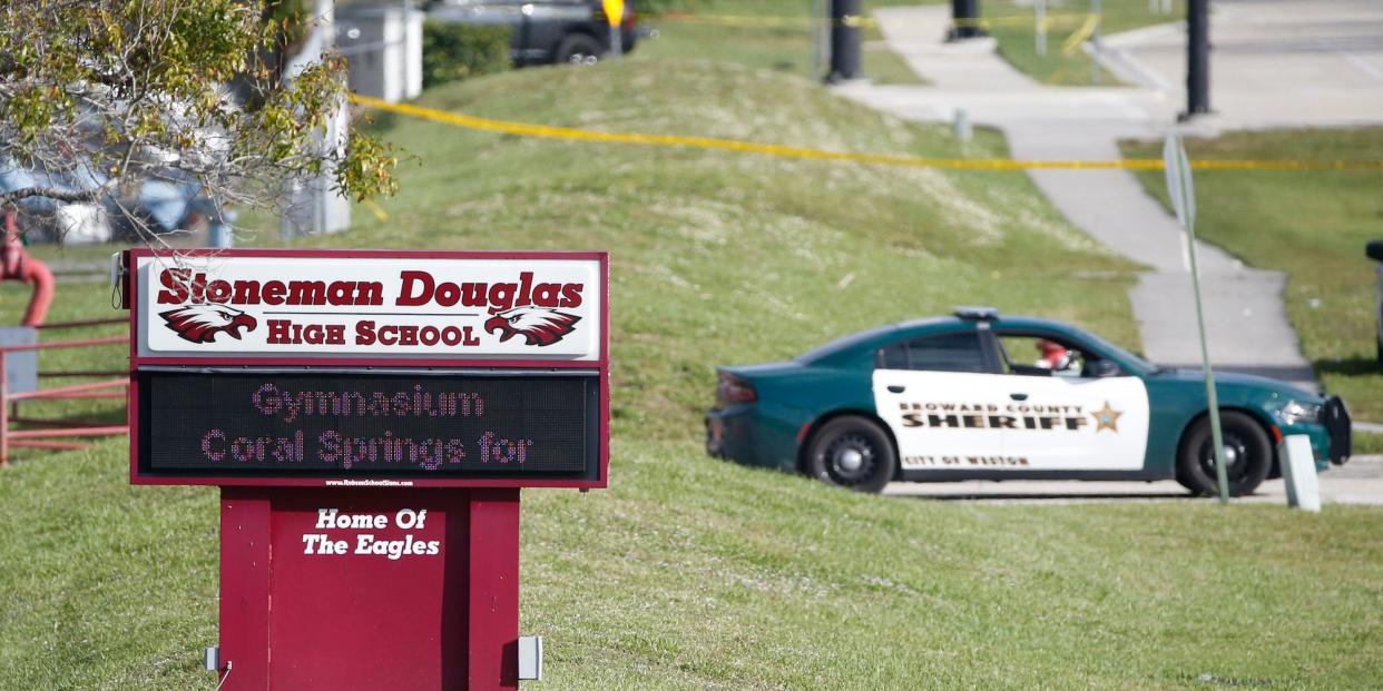 Marjory Stoneman Douglas High School scene