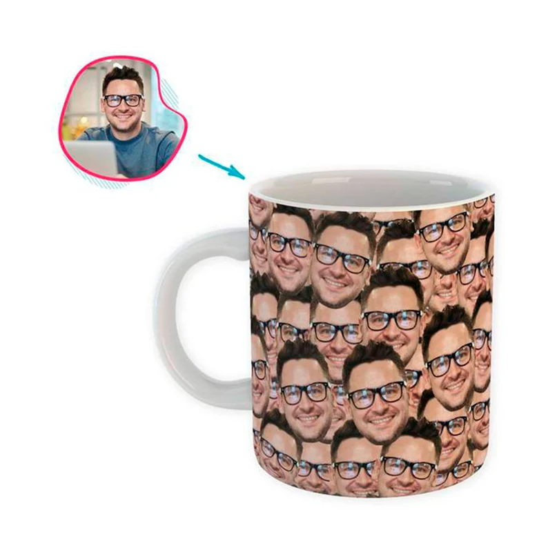 PrintsFieldGifts Face Mash Personalized Mug
