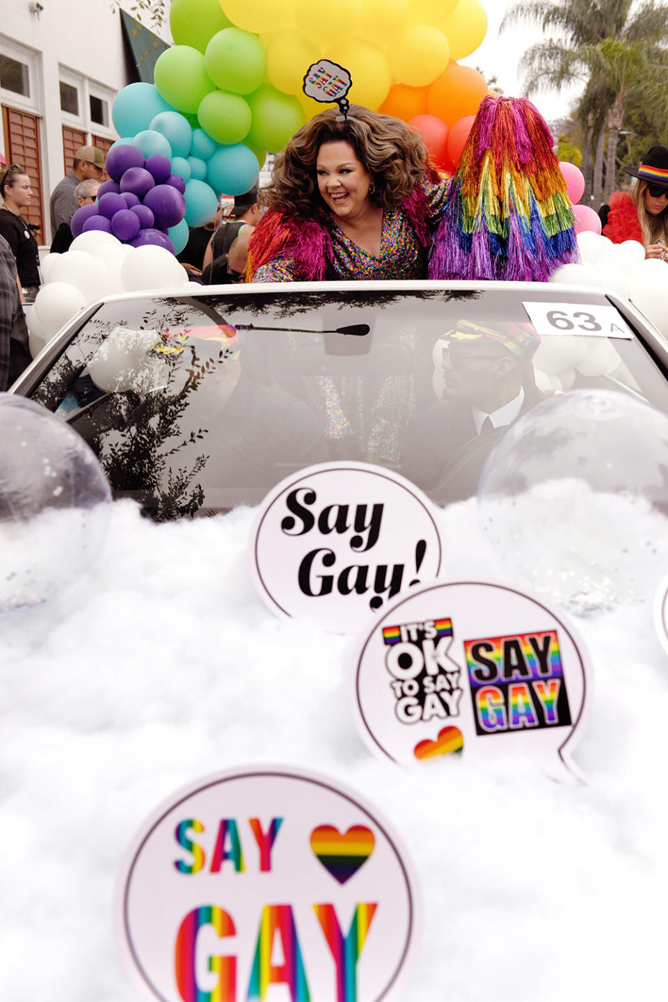 WeHo Pride’s 2023 Ally Icon Melissa McCarthy attends the 2023 WeHo Pride Parade on June 04, 2023 in West Hollywood, California.