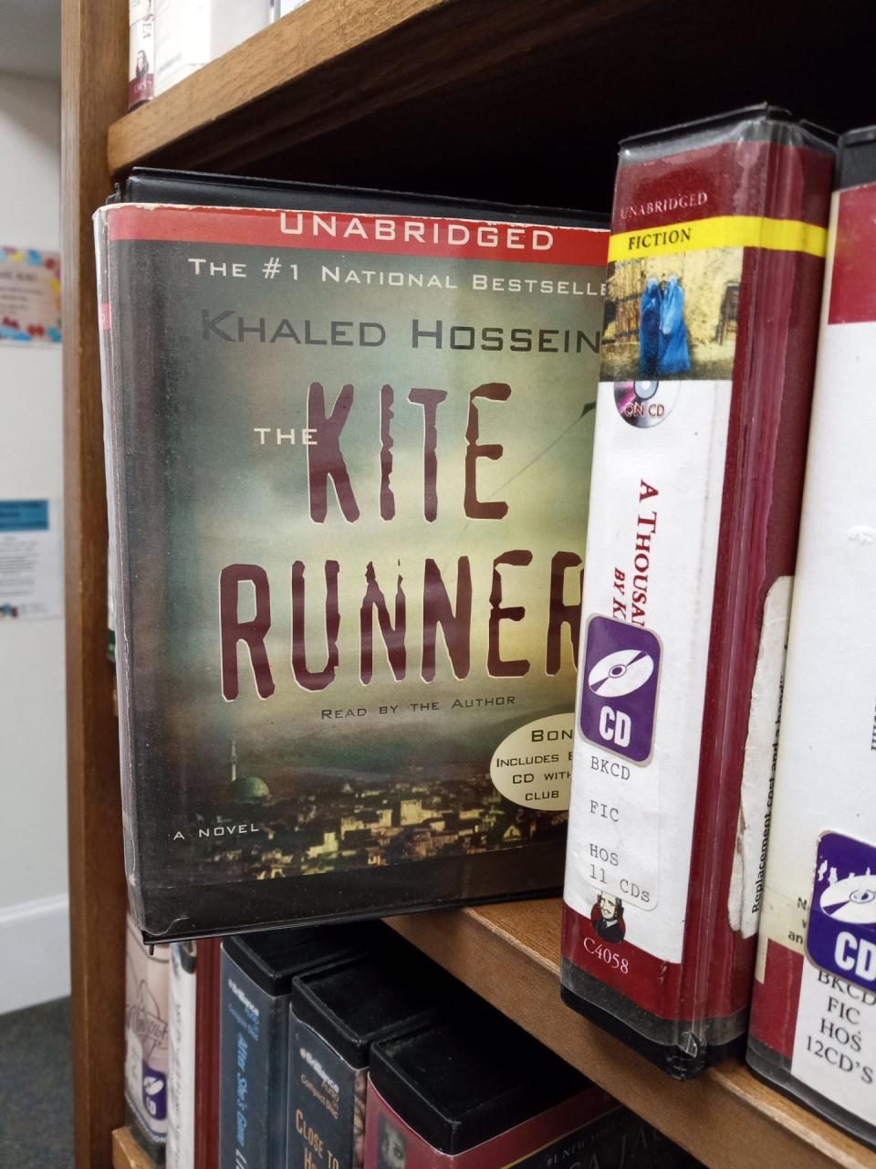 The Kite Runner, by Khaled Hosseini, one of the five books some Wallenpaupack school parents with which they have concerns, is available as an audio book at Wayne County Public Library. Four of the five books can be found among the seven public libraries under Wayne Library Alliance, except for We are the Ants.