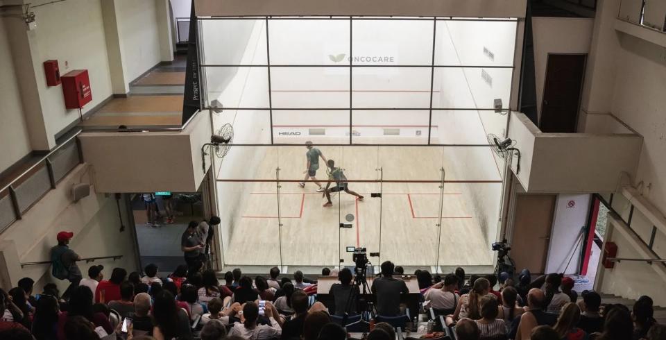 The ageing Kallang Squash Centre will be demolished next year. (PHOTO: Singapore Squash)