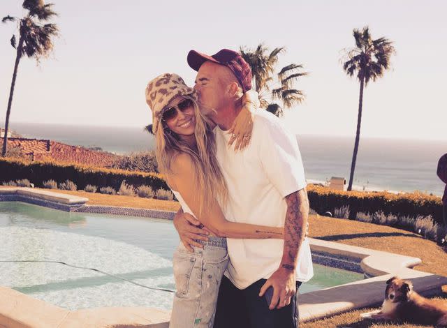 <p>Tish Cyrus-Purcell/Instagram</p> Tish Cyrus, Dominic Purcell.
