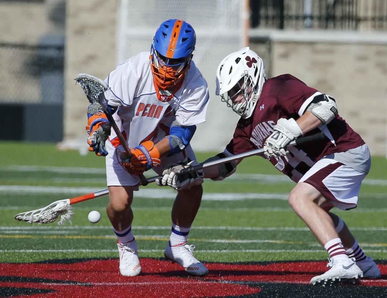 Penn Yan defeated Aquinas to win the Section V Class D boys' lacrosse championship.