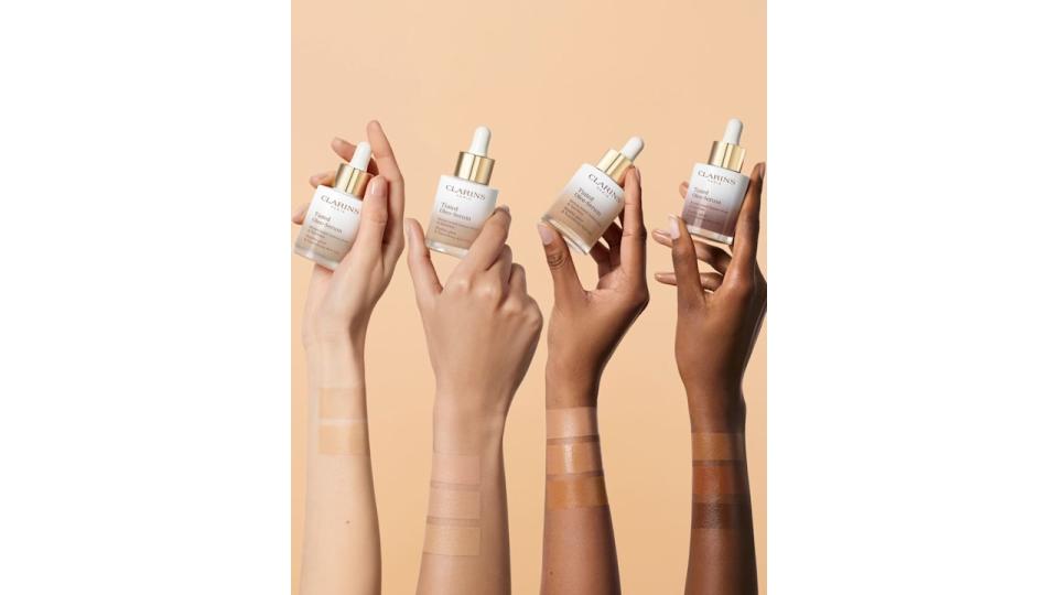 The tinted serum is available in 11 versatile shades