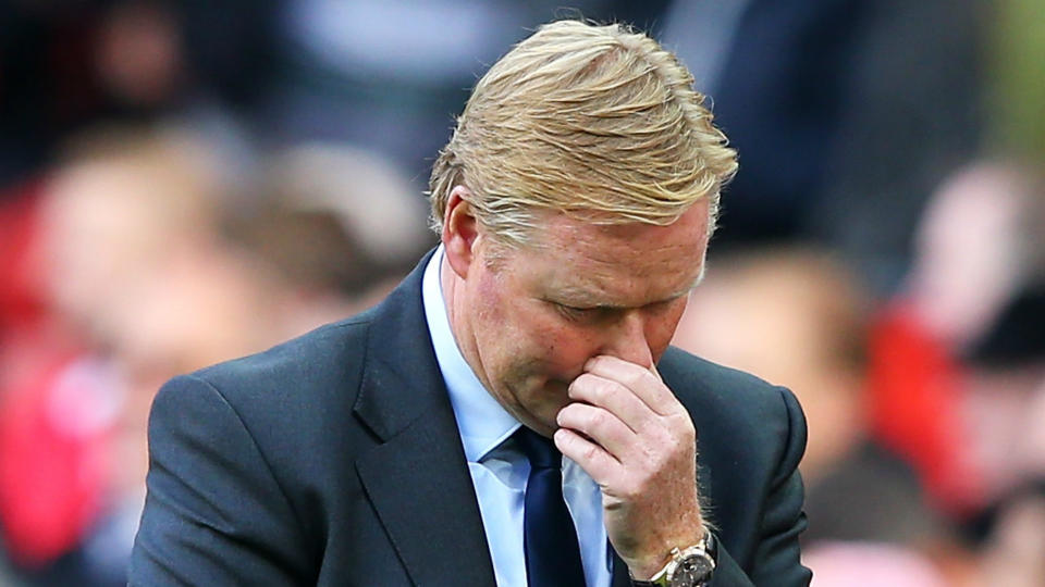 Ronald Koeman was fired on Monday, leaving Everton in the relegation zone.