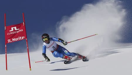 Alpine Skiing - FIS Alpine Skiing World Championships - Women's Giant Slalom - St. Moritz, Switzerland - 16/2/17 - Sofia Goggia of Italy in action. REUTERS/Stefano Rellandini