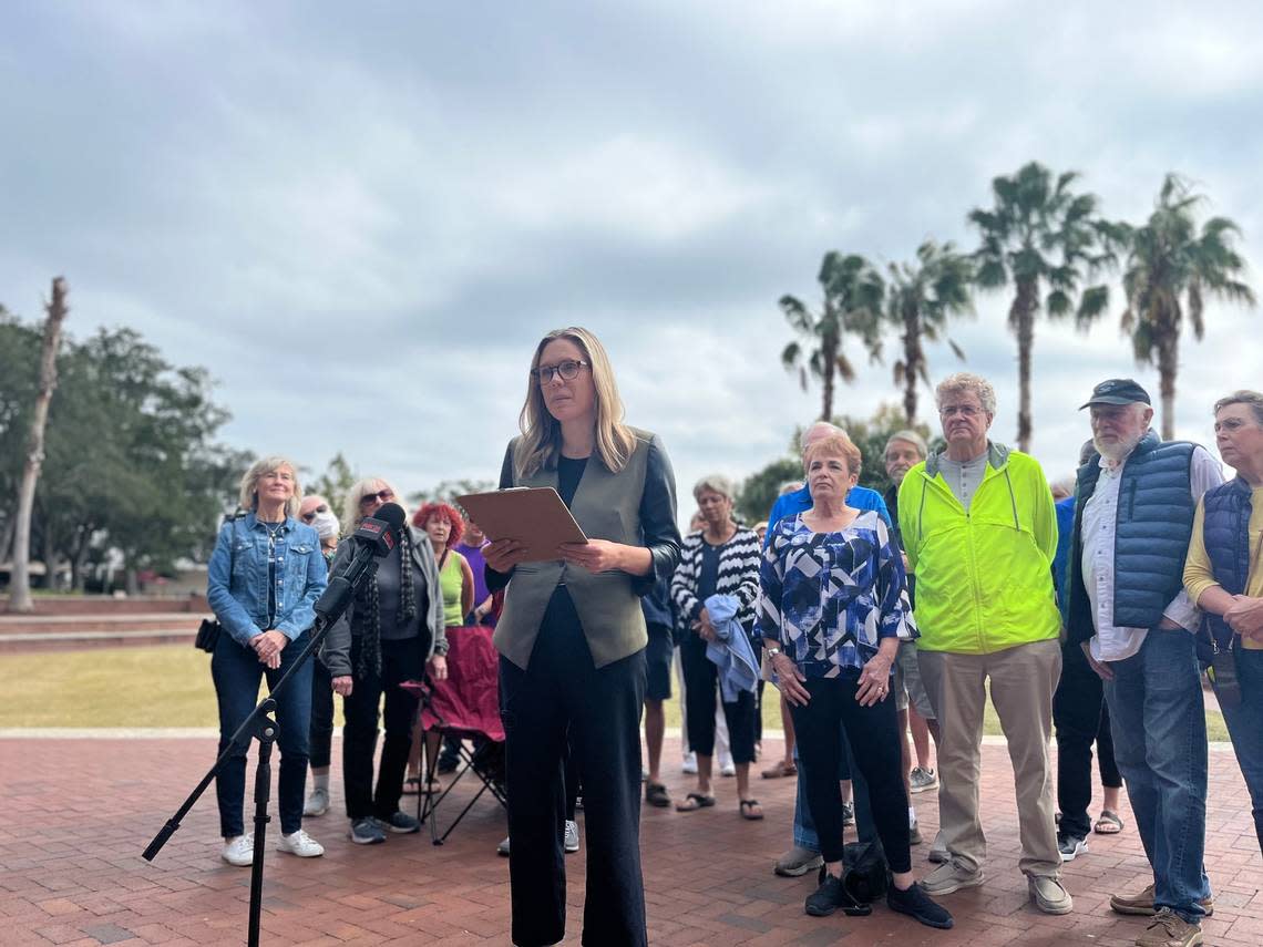Fewer than two weeks out to South Carolina’s 1st Congressional District election, democratic nominee, Dr. Annie Andrews made a stop Thursday in Beaufort County to denounce her opponent’s plans for social security and urge young voters to speak up.