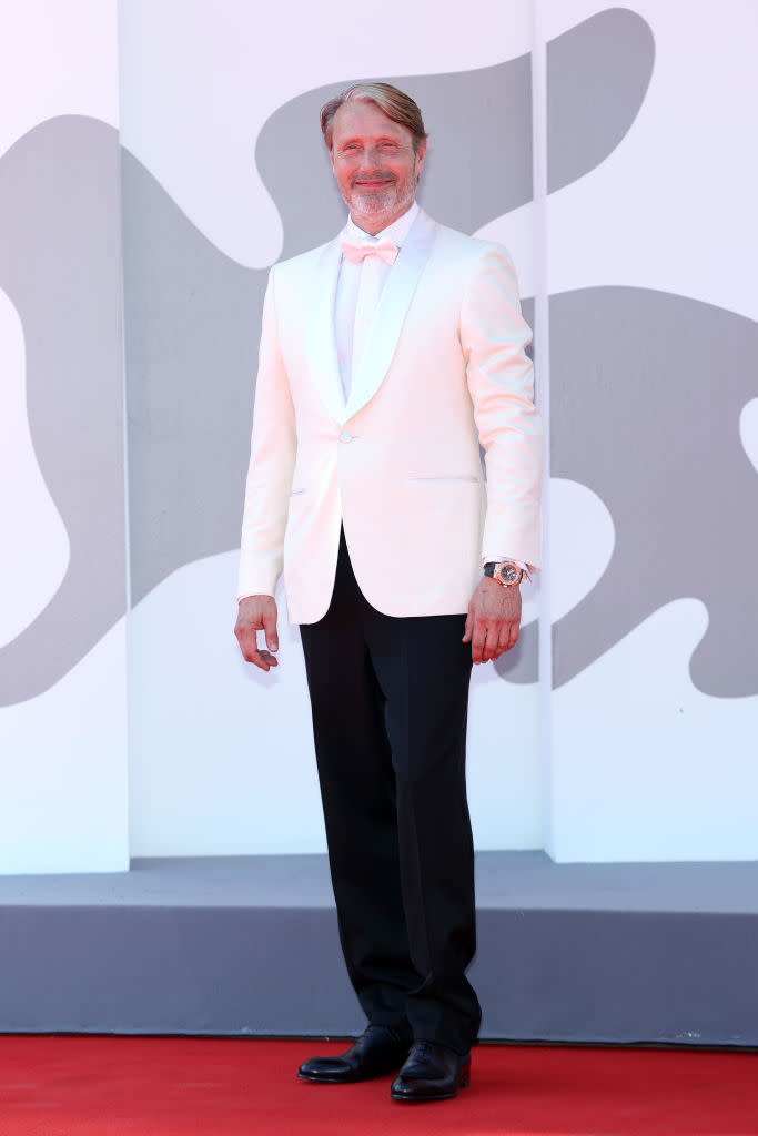 VENICE, ITALY - SEPTEMBER 01: Mads Mikkelsen attends a red carpet for the movie 'Bastarden (The Promised Land)' at the 80th Venice International Film Festival on September 01, 2023 in Venice, Italy. (Photo by Daniele Venturelli/WireImage)