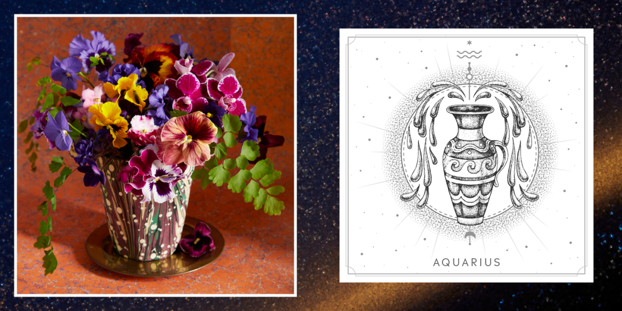 aquarius floral horoscope