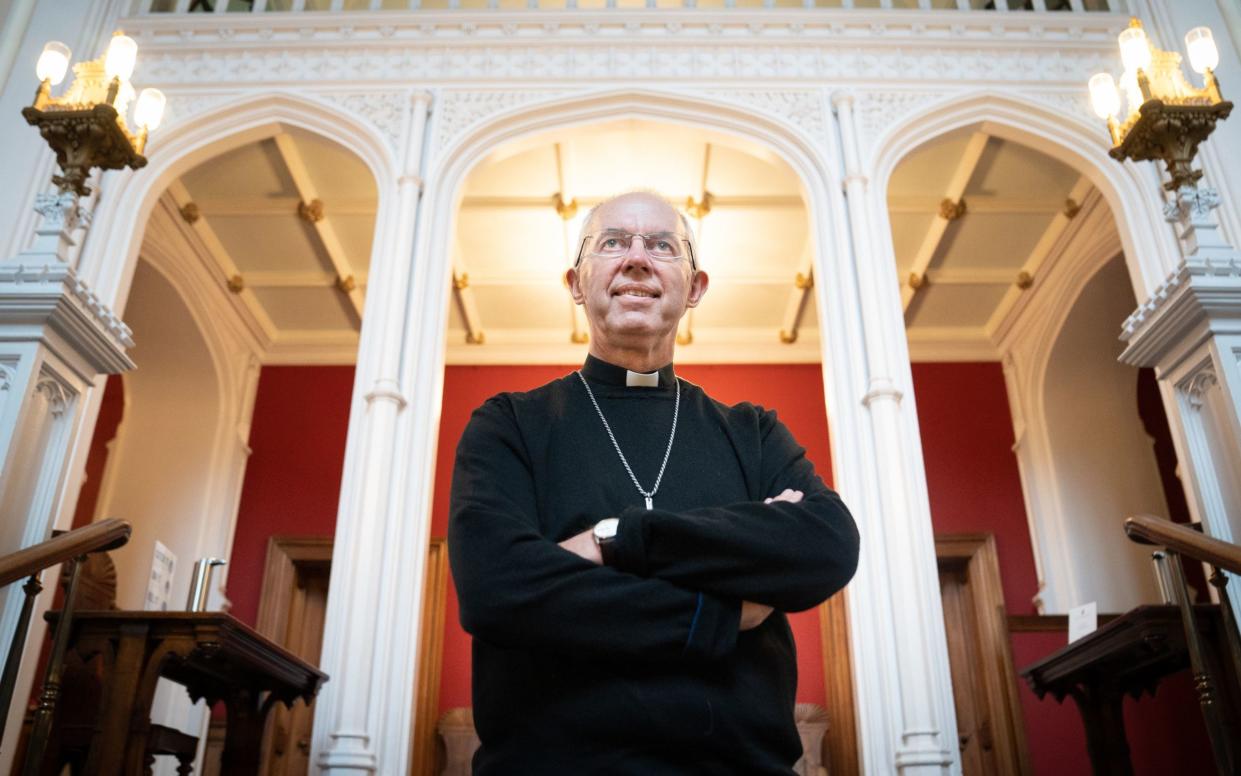 The Archbishop of Canterbury at Lambeth Palace in London - Stefan Rousseau/PA
