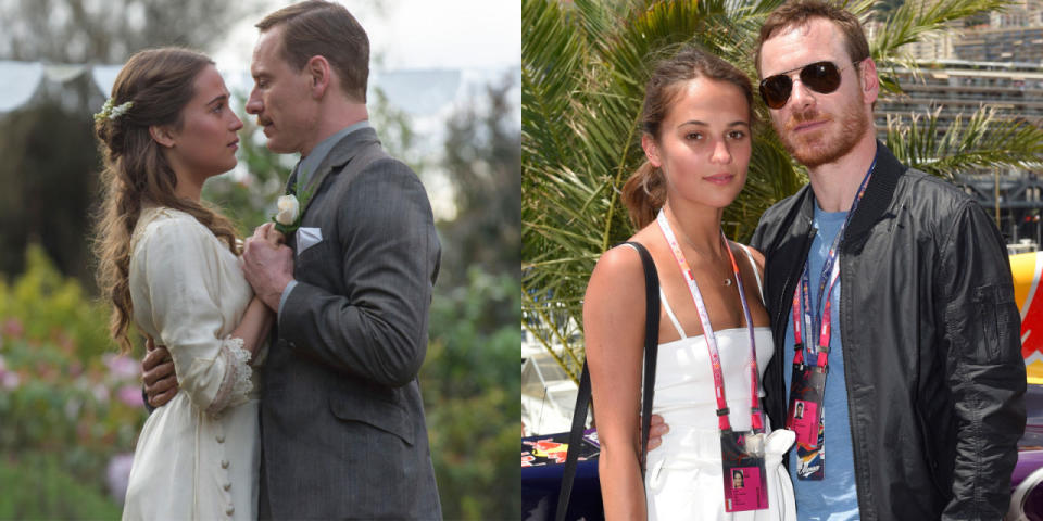 Alicia Vikander and Michael Fassbender