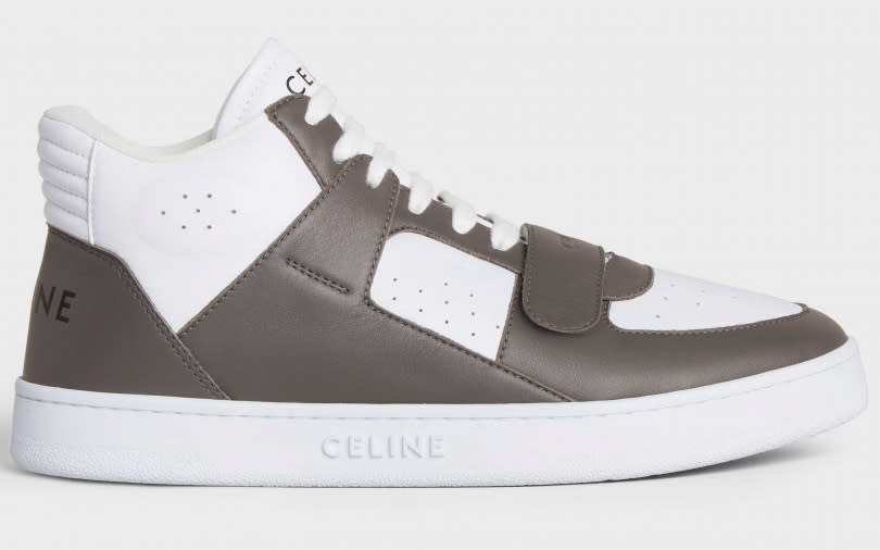 CELINE CT-02中筒皮革運動鞋／25,500元（圖／品牌提供）