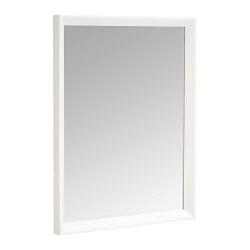 7) Rectangular Wall Mirror with Peaked Trim