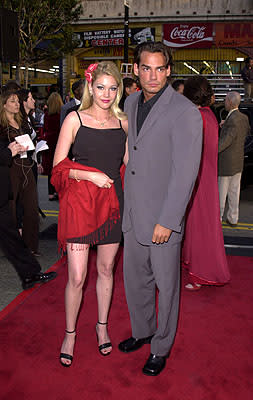 Cristian De La Fuente and gal at the Hollywood premiere of Warner Brothers' Driven