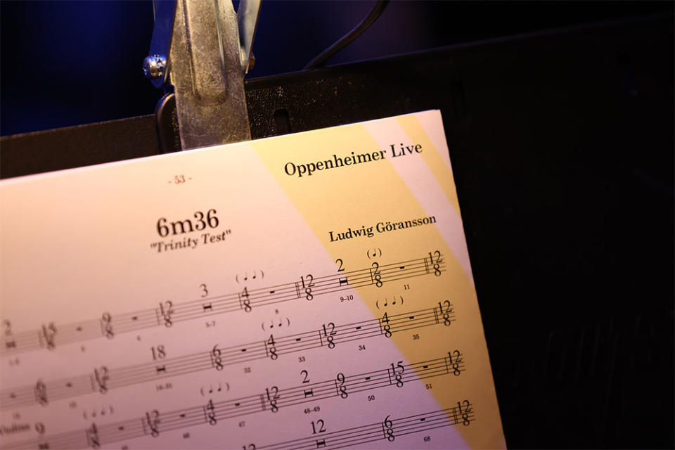 A view as UNIVERSAL PICTURES presents OPPENHEIMER LIVE IN CONCERT with composer Ludwig Goransson featuring a 53 piece orchestra at Royce Hall in Los Angeles, CA on Wednesday, January 10th, 2024