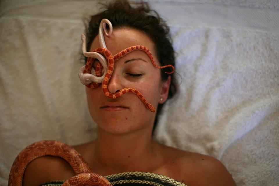 Snake full body massage