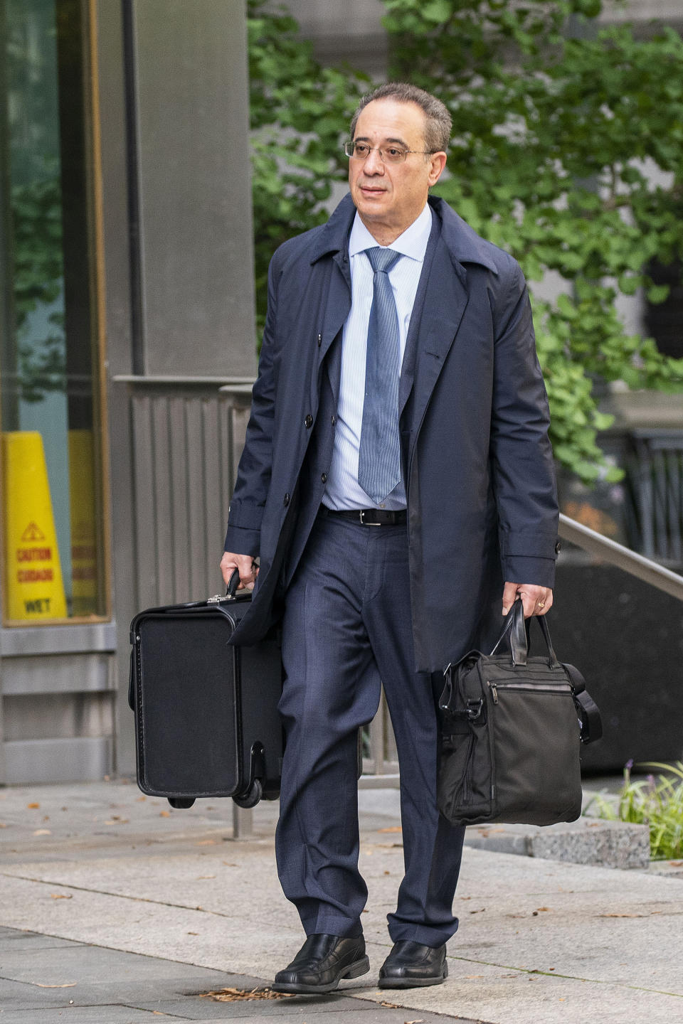 Mark Cohen, attorney for Sam Bankman-Fried, arrives to the Manhattan federal court on Tuesday, Oct. 10, 2023, in New York. (AP Photo/Eduardo Munoz Alvarez)