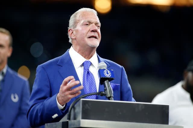 <p>Justin Casterline/Getty</p> Jim Irsay