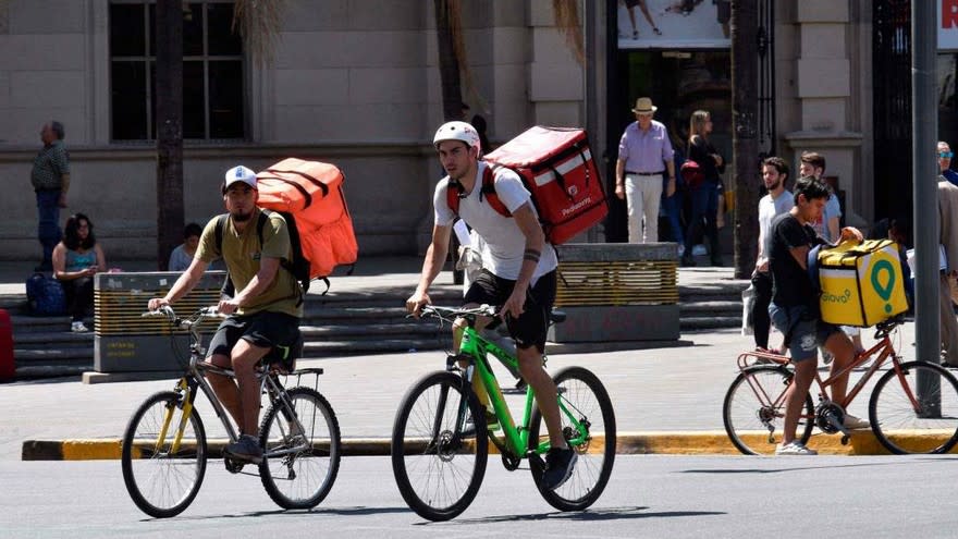 Las compañías de delivery crecieron rápidamente, aunque la normativa que regula ese tipo de empleos