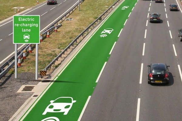 讓電動車長途旅行成為可能，英國將測試高速公路無線充電車道可行