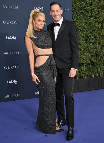 <p>Axelle/Bauer-Griffin/FilmMagic</p> Paris Hilton and Carter Reum attend the LACMA Art + Film Gala in Los Angeles