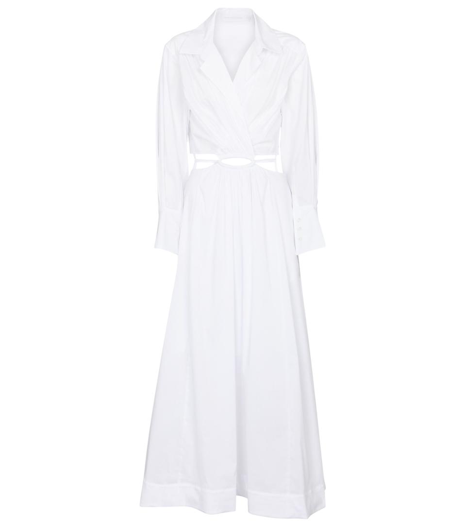 9) Alex Cotton-Blend Poplin Maxi Dress