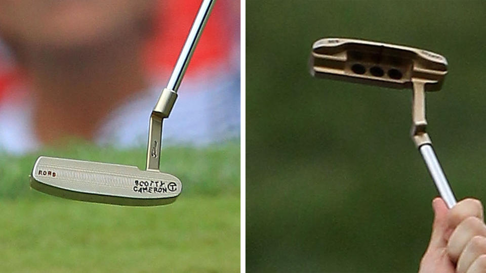 El viejo putter Scotty Cameron de Rory McIlroy