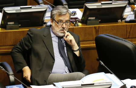 Senator Alejandro Guillier is pictured at the Chilean congress in Valparaiso, Chile December 14, 2016. Picture taken December 14, 2016. REUTERS/Rodrigo Garrido