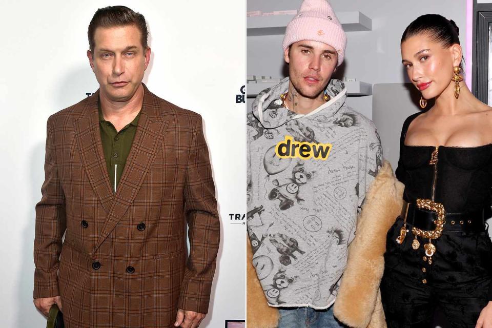 <p>Frazer Harrison/Getty Images; Jerritt Clark/Getty Images</p> Stephen Baldwin, Justin and Hailey Bieber.