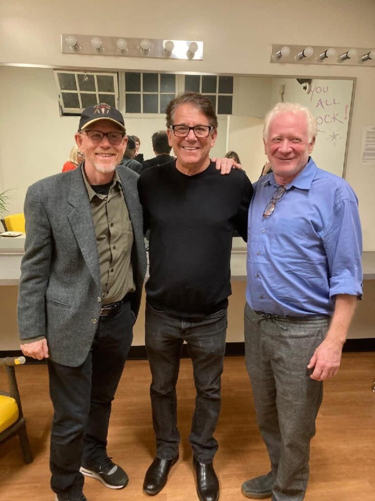 Ron Howard, Anson Williams and Don Most reunited at the “Rebuilding Paradise” special screening in Ojai, CA.