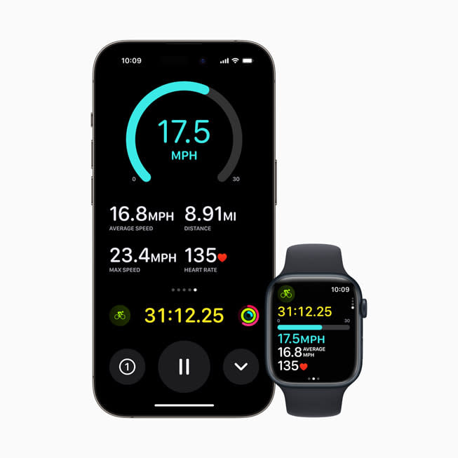 Apple iPhone and Apple Watch showing new funnctions