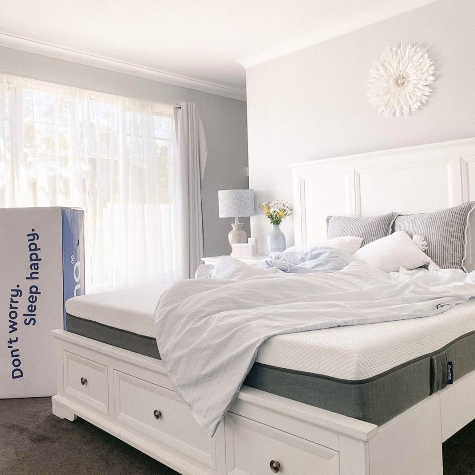 Shop and save 35% on the Emma Mattress. Image via Instagram/thewhitehamptonhouse. 