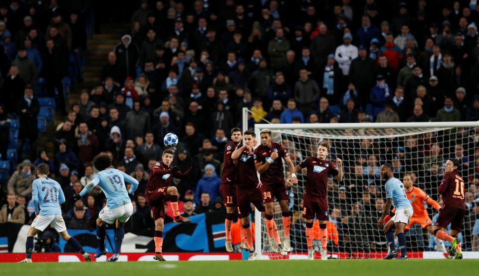 Leroy Sane equalises for Manchester City