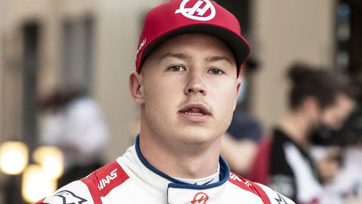 Haas F1 driver Nikita Mazepin is seen in this picture taken during the 2021 season.