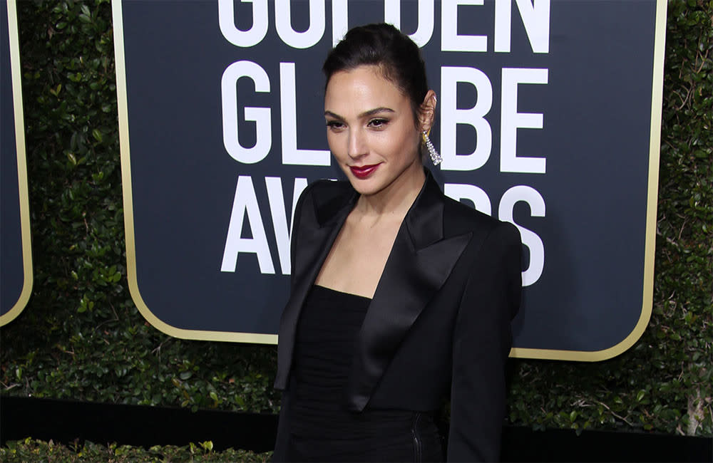 Gal Gadot at the 2018 Golden Globes credit:Bang Showbiz