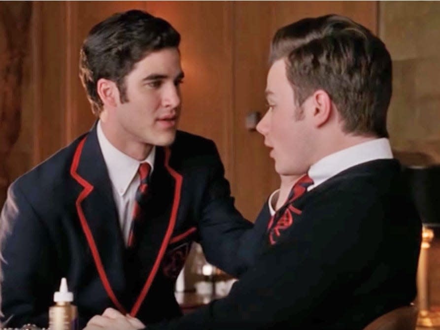 Blaine and Kurt Glee