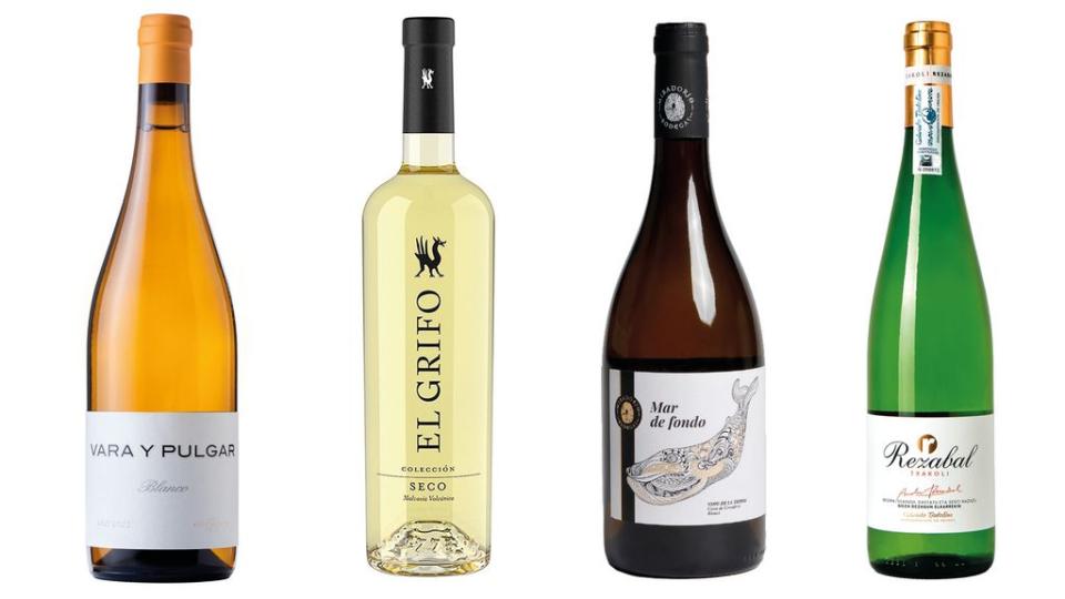 Vinos blancos de diferentes zonas