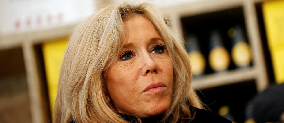 L'épouse du président de la République Brigitte Macron.
