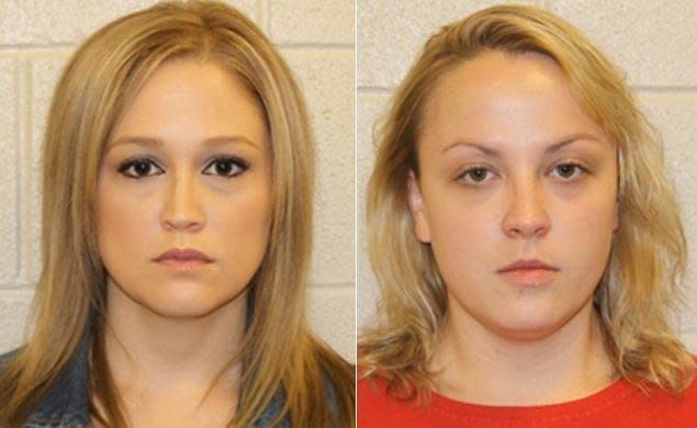 These two Louisiana teachers at Destrehan High School in St. Charles Parish were <a href="http://www.huffingtonpost.com/2014/10/01/shelley-dufresne-teacher-sex-rachel-respess_n_5915244.html?utm_hp_ref=mostpopular" target="_blank">accused</a> in September, 2014 of having group sex with a student.