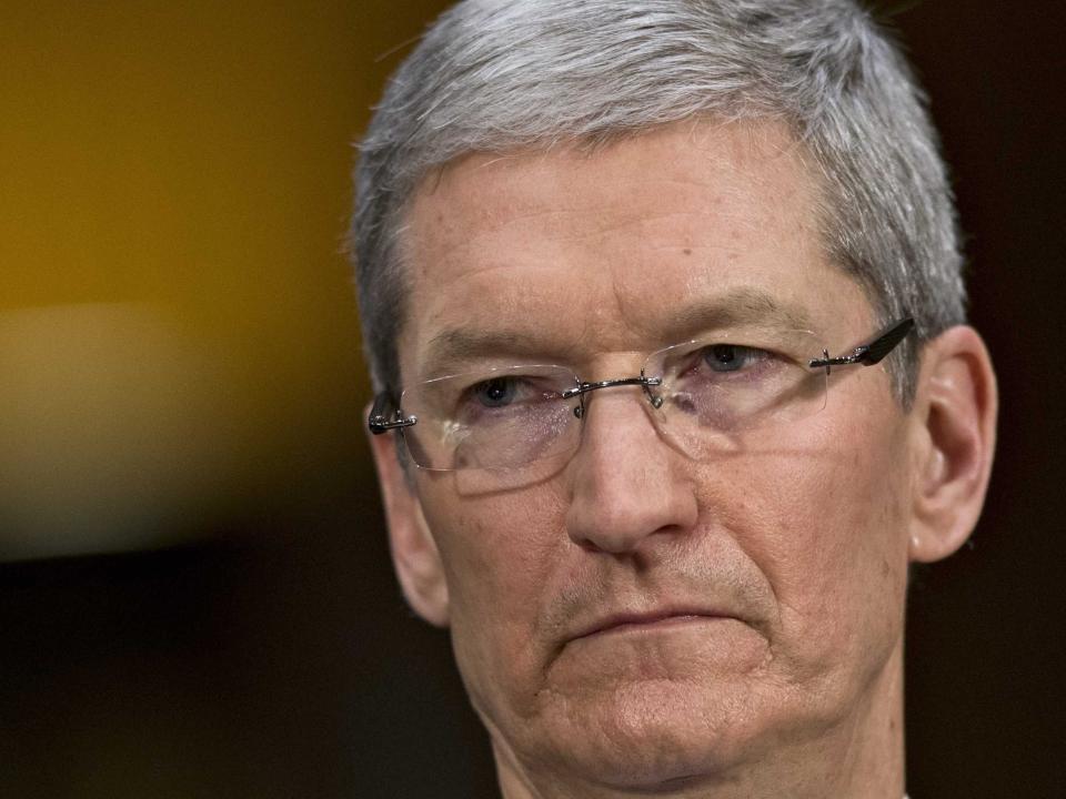 tim cook sad