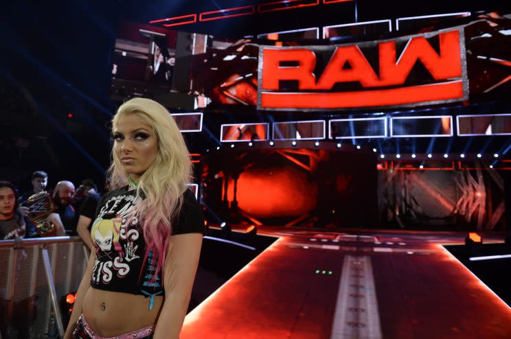 Alexa Bliss made her Raw debut this past Monday. (Photo courtesy of WWE)