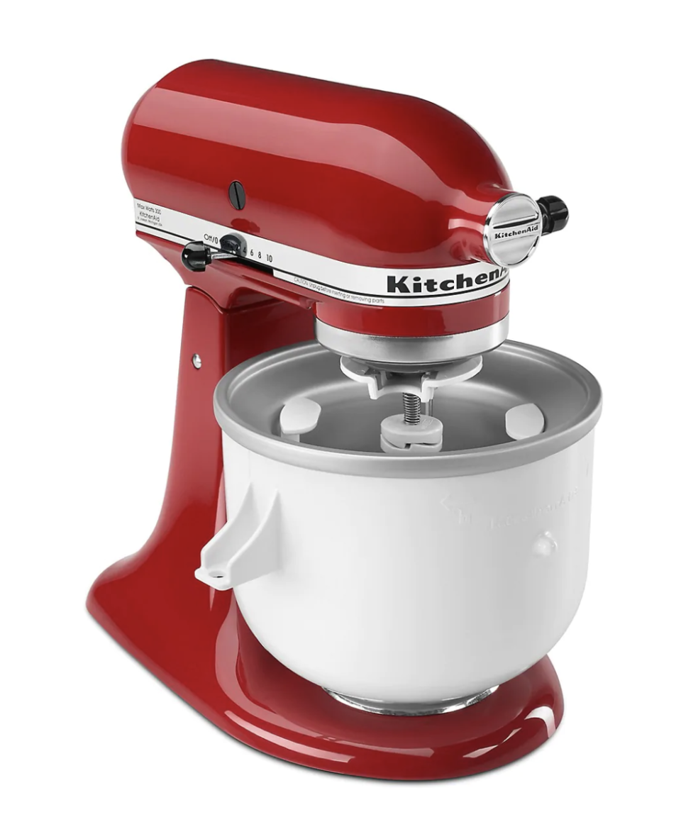 KitchenAid Ice Cream Mixer Attachment on sale for Black Friday, $100 (originally $150). 