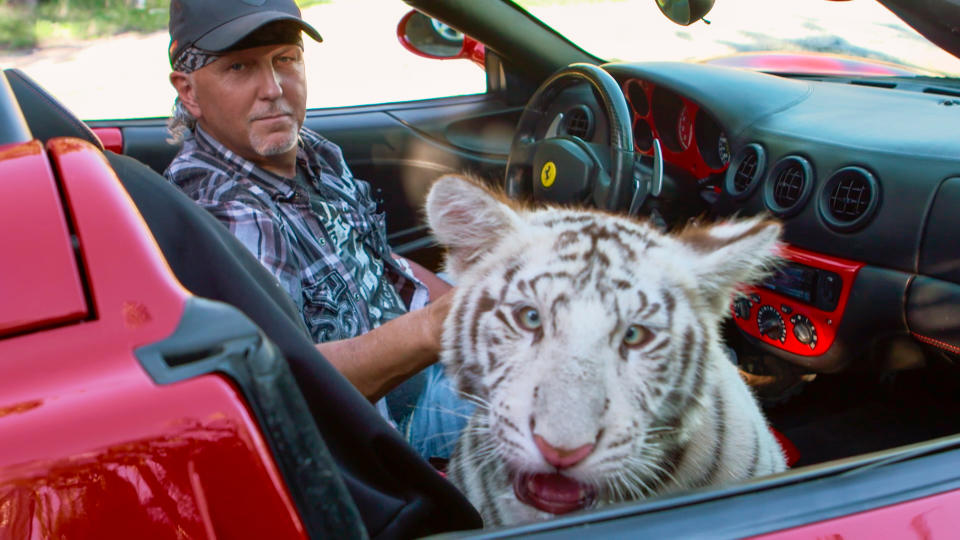 Jeff Lowe in 'Tiger King'. (Credit: Netflix)