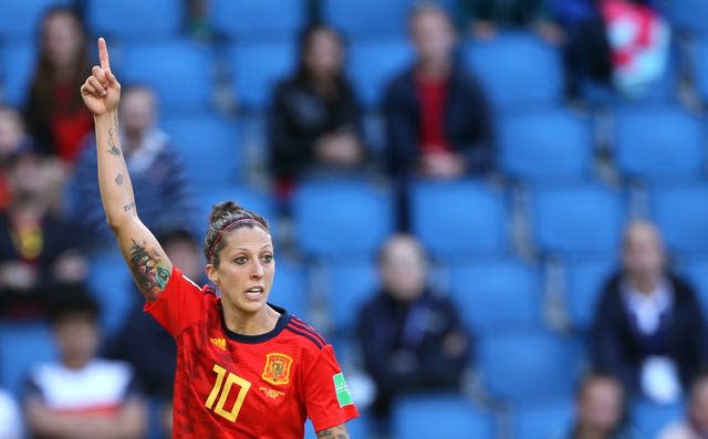 Jennifer Hermoso is the record scorer for Spain's women's team (Richard Sellers/PA).