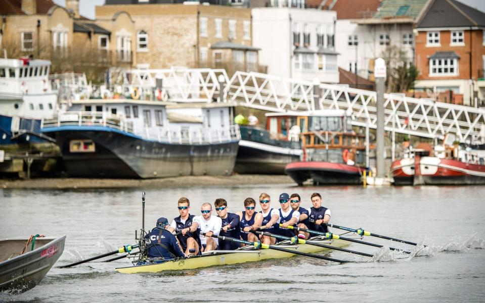 Oxford in training on the Thames - John Nguyen/JNVisuals