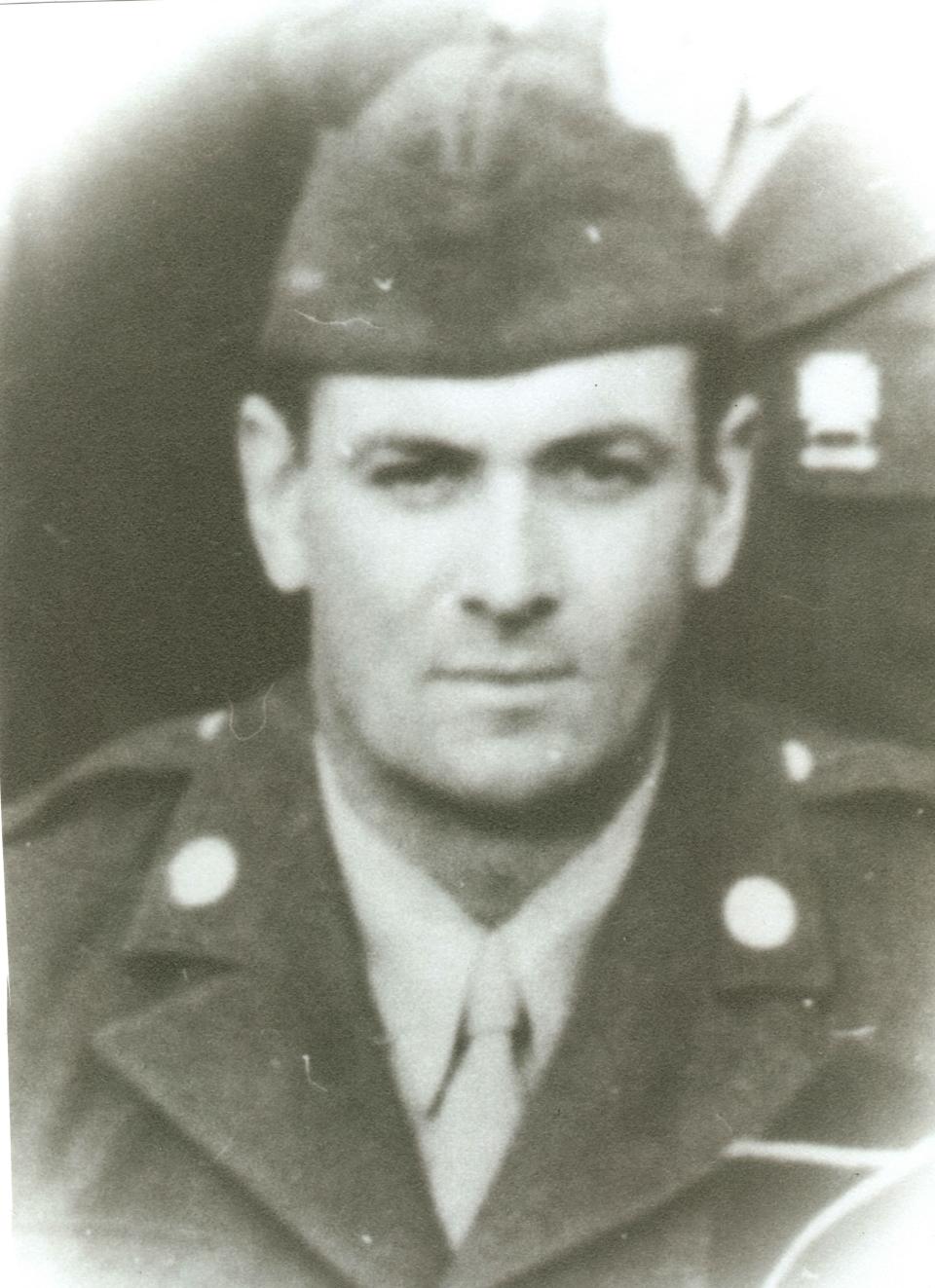 PFC Frank F. Lewis who was killed in action on December 7, 1944, during WWII.