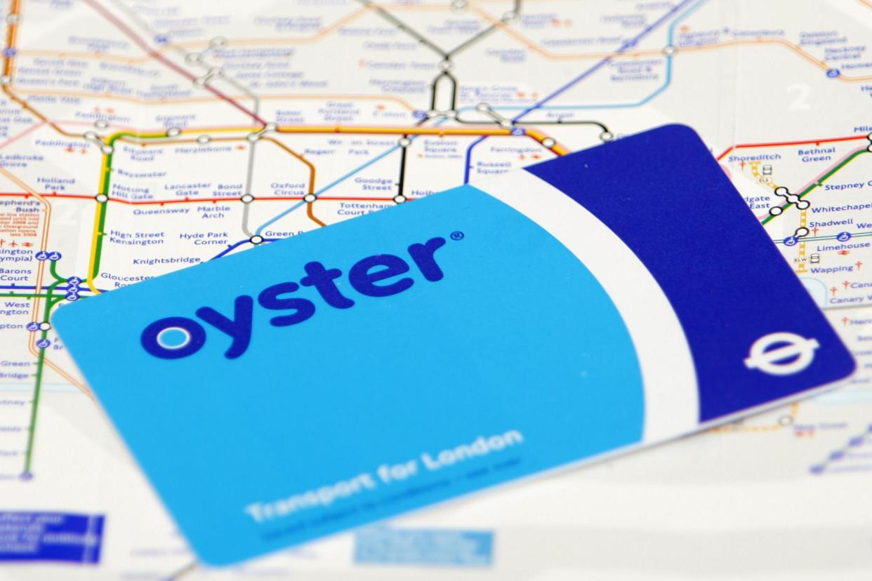 A London commuter has ditched his travelcard: PA Wire/PA Images