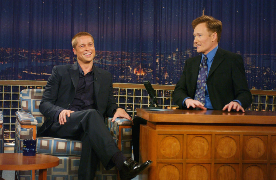 Conan interviews Brad Pitt.