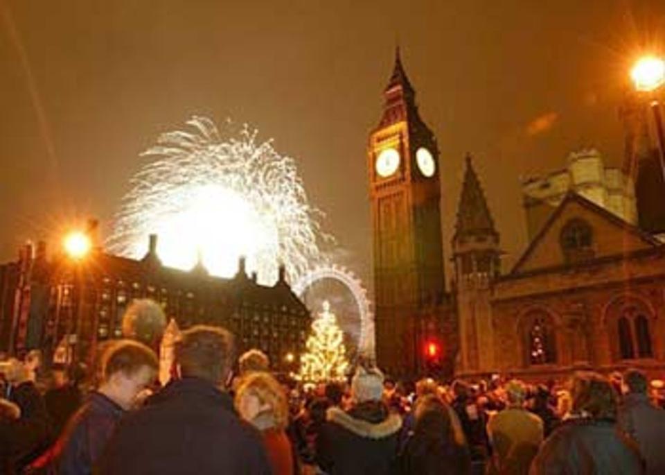 London's spectacular New Year fireworks display is cancelled for the second year in a row  (PA)